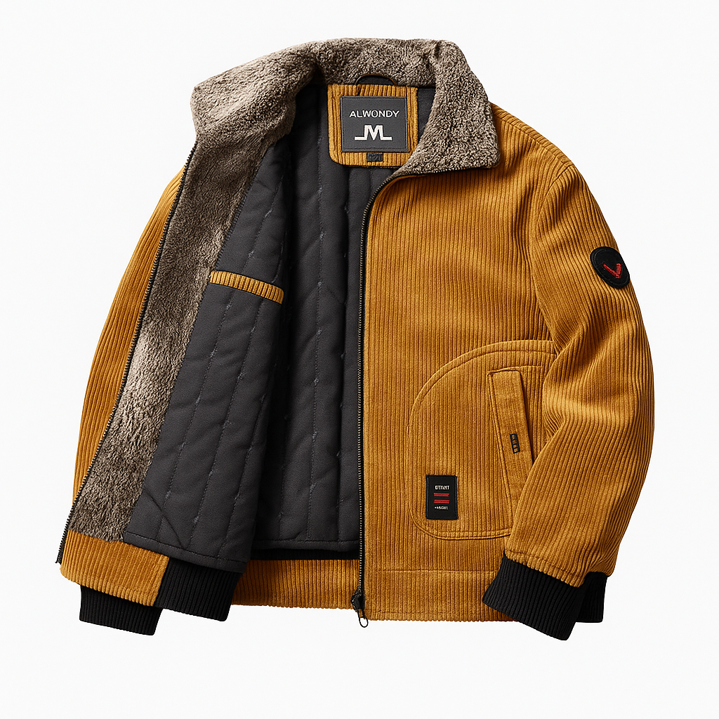 Thermal Windbreaker Corduroy Jacket