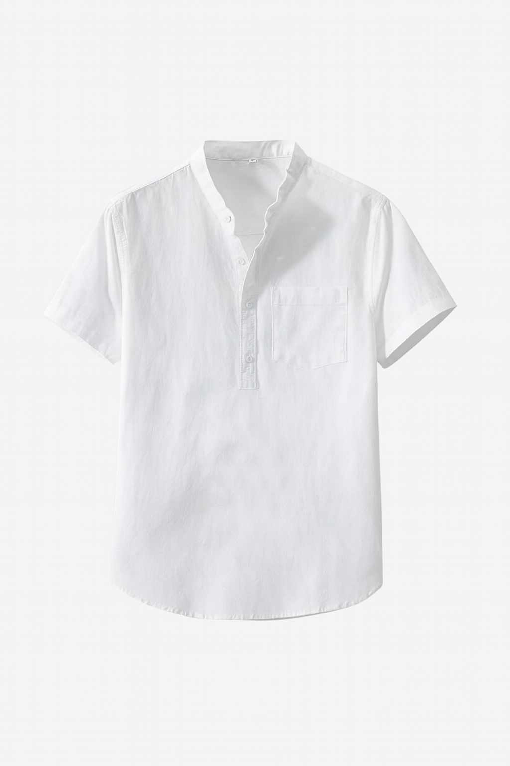 White Wellspring Linen T-Shirt