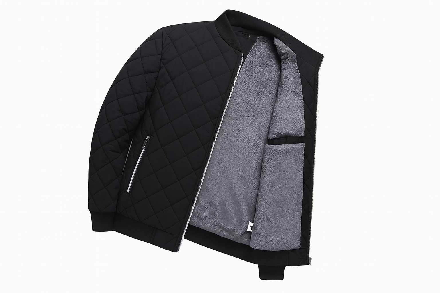 Jacket Men Diamond Pattern