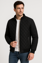 Jacket Men Diamond Pattern