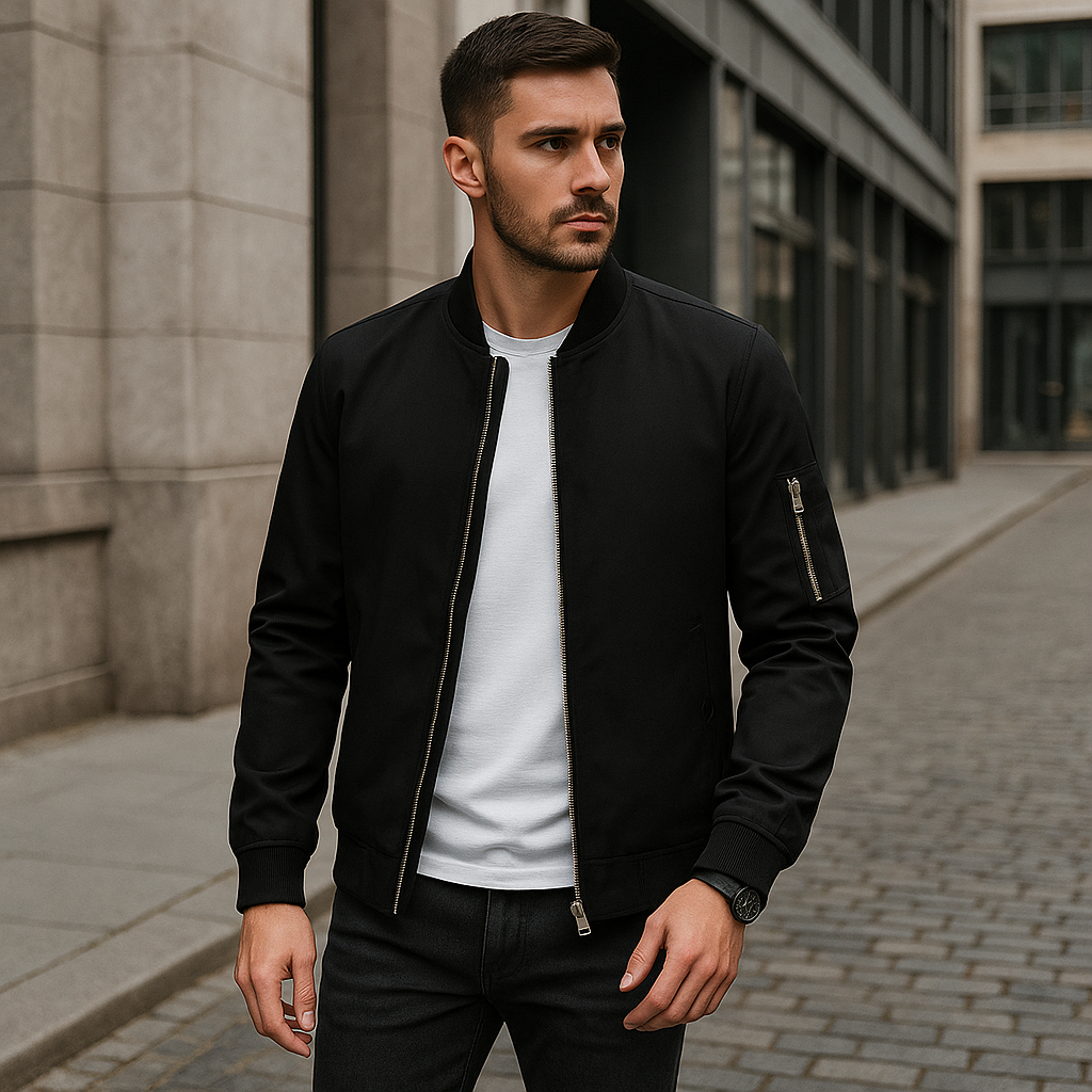 Zipper Jacket Male Casual