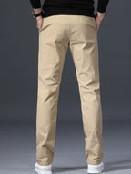 Minimalist Straight Trousers - Cross & Crown