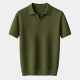 Old Money Cotton Polo Shirt - Cross & Crown