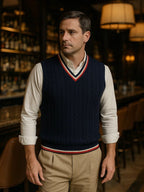 Old Money Essential Knit Vest - Cross & Crown