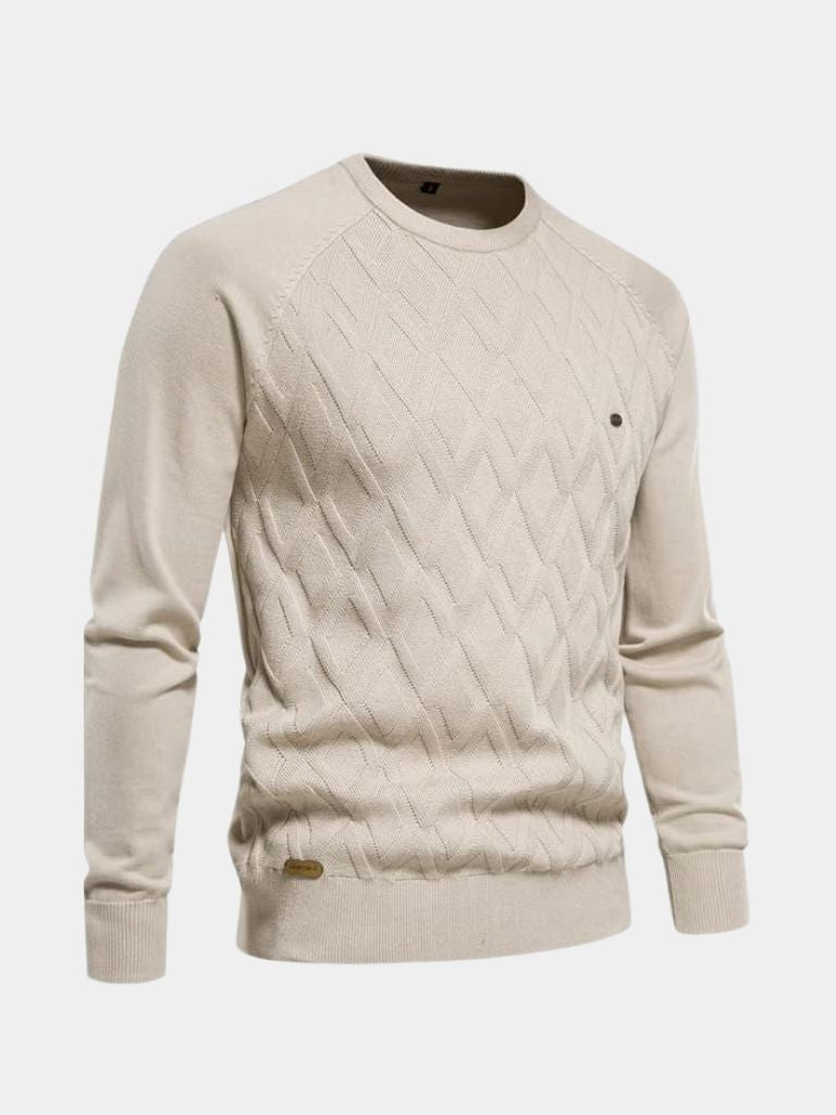 Minimalist Knit Pullover - Cross & Crown