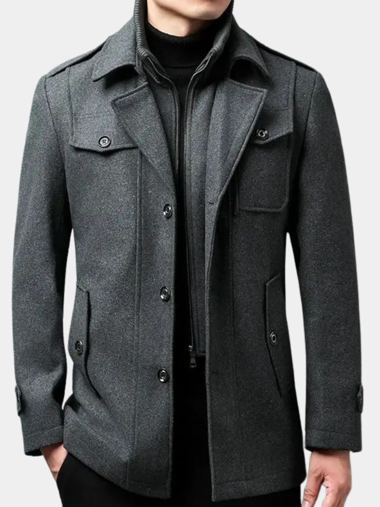 Old Money Two-Piece Winter Coat - Cross & Crown