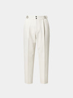 Classic Italia Sidetab Elastic Trousers - Cross & Crown