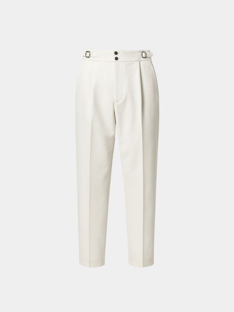 Classic Italia Sidetab Elastic Trousers - Cross & Crown