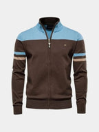 Cardigan Sweater Zipper Standing