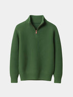 Classic Highland Quarter-Zip Sweater - Cross & Crown