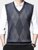 Academic Essential Knit Vest - Cross & Crown