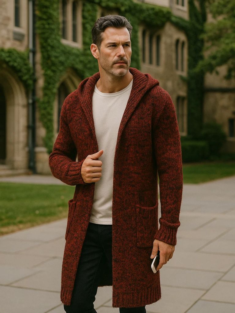 Himalaya Knit Hooded Jacket