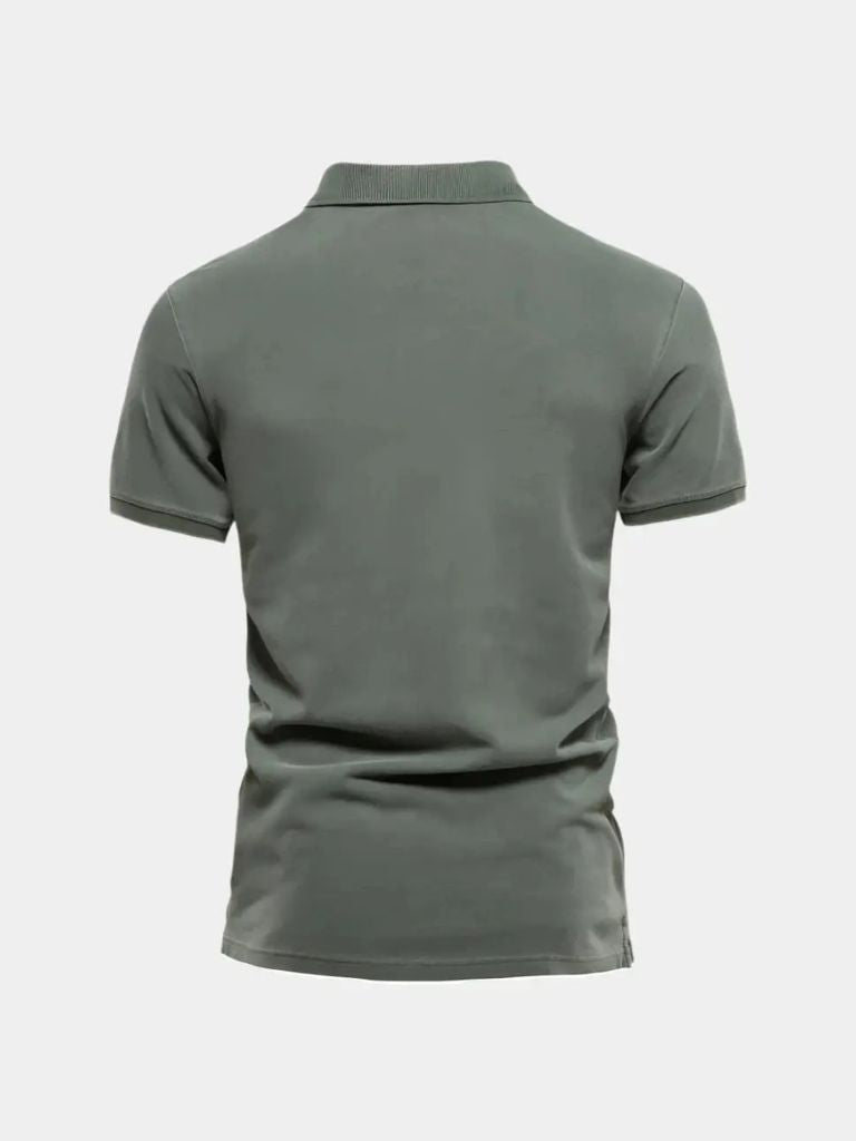 Essential Cotton Polo Shirt - Cross & Crown