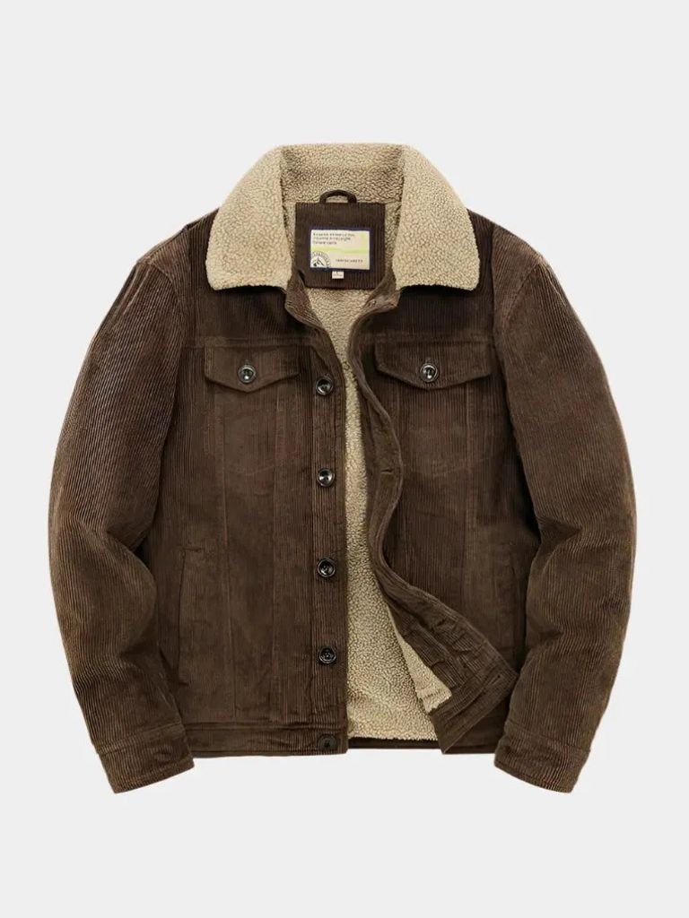 Minimalist Vintage Corduroy Jacket - Cross & Crown