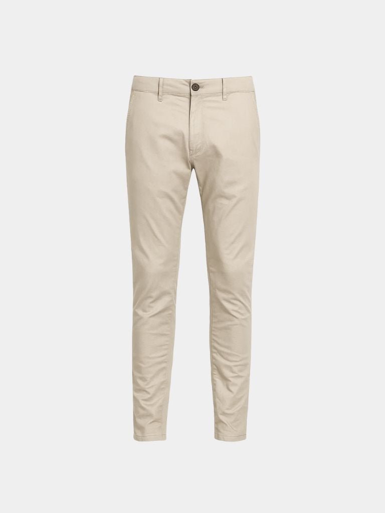Essential Slim Fit Straight Trousers - Cross & Crown