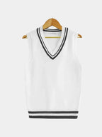 Old Money Essential Knit Vest - Cross & Crown