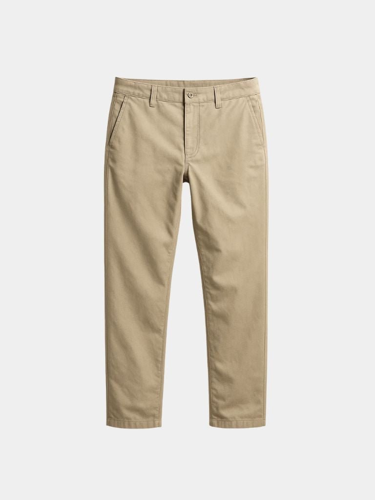 Minimalist Straight Trousers - Cross & Crown