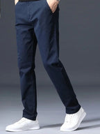 Minimalist Straight Trousers - Cross & Crown