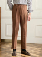 Premium Classic Elastic Trousers - Cross & Crown