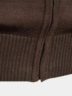 Cardigan Sweater Zipper Standing