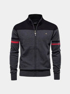 Cardigan Sweater Zipper Standing