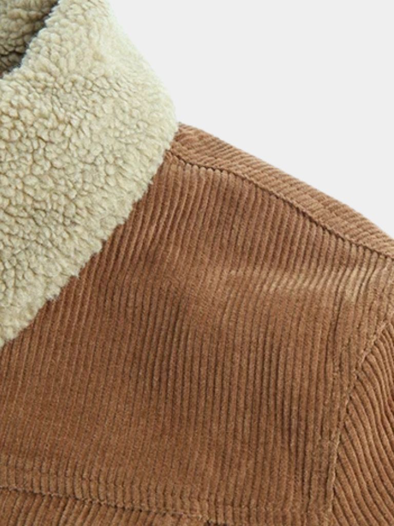 Minimalist Vintage Corduroy Jacket - Cross & Crown