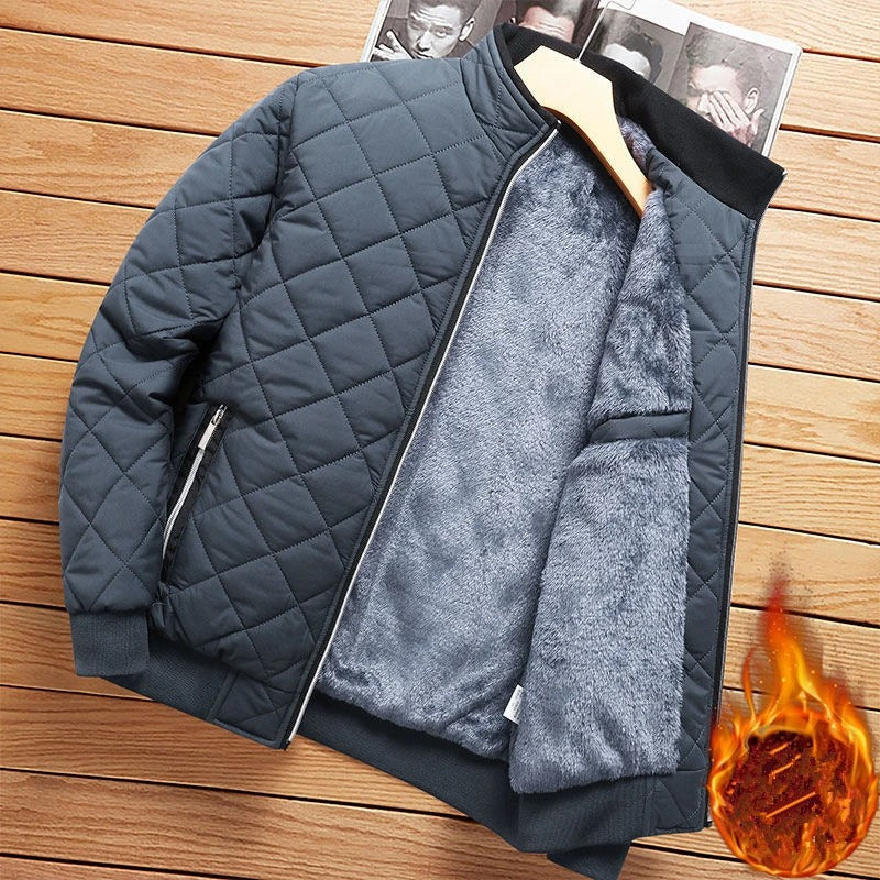 Jacket Men Diamond Pattern
