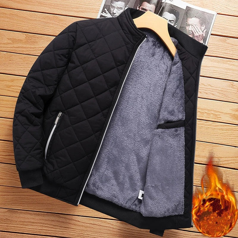 Jacket Men Diamond Pattern