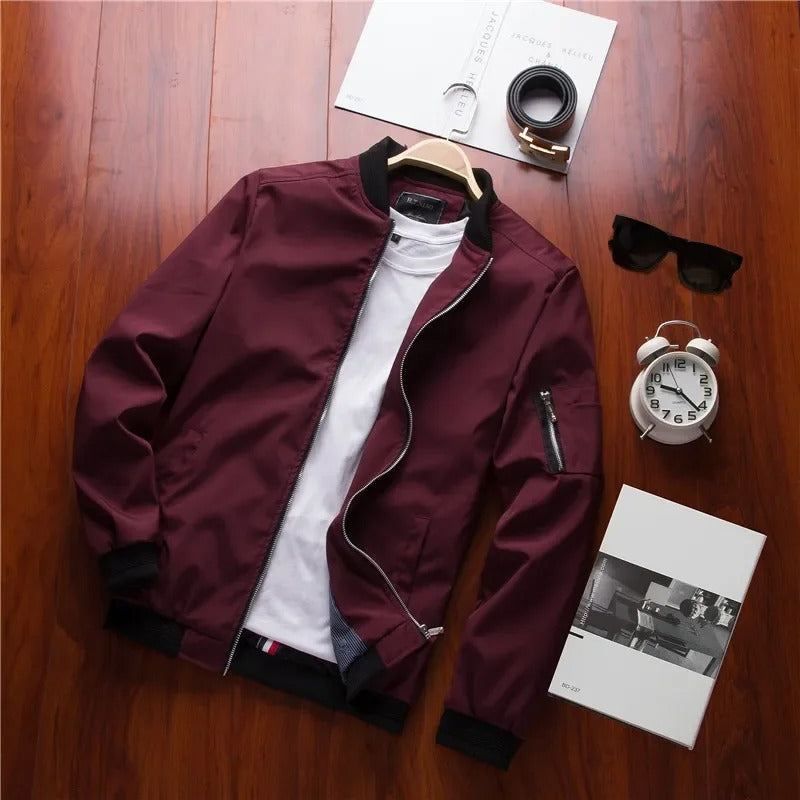 Zipper Jacket Male Casual